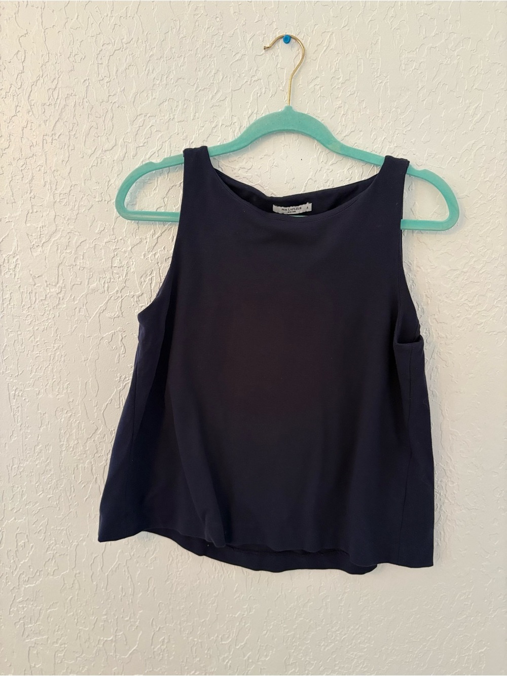 MM.LaFleur Navy Sleeveless Tank Top